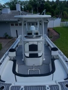 Interior boat detailing